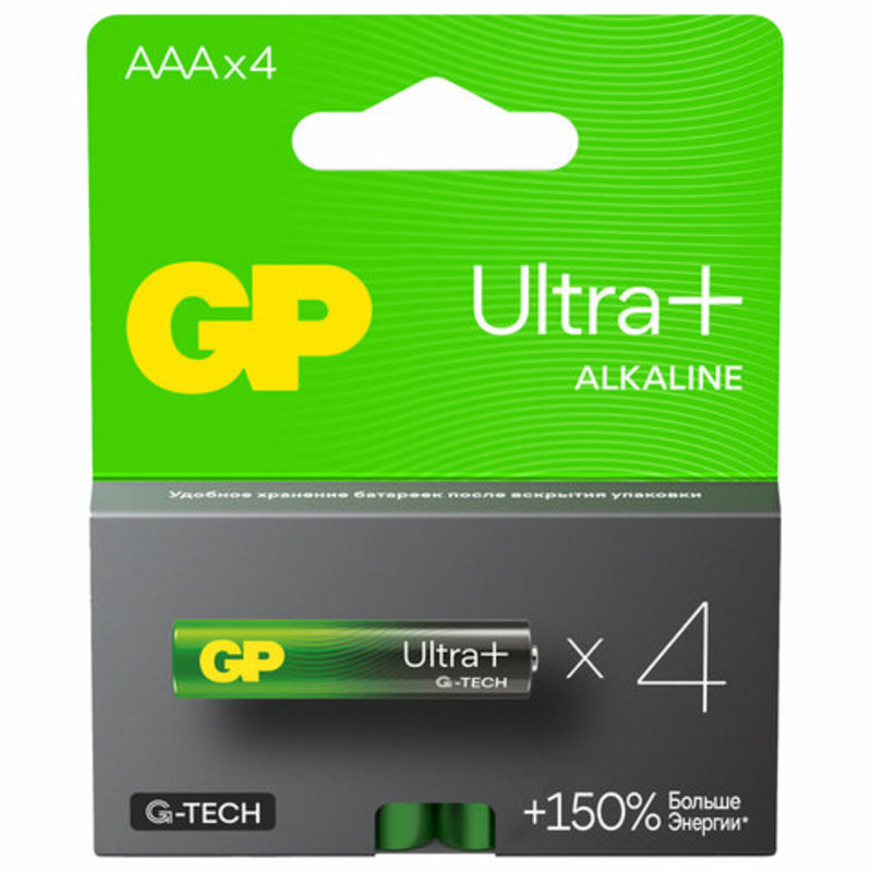 Батарейка GP LR03 4BL Ultra Plus (4) (40) Батарейка GP LR03 4BL Ultra Plus (4) (40)