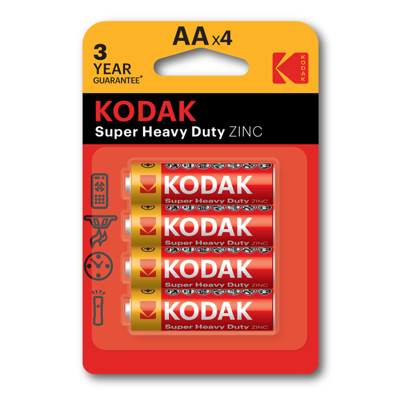 Батарейка KODAK R06/4BL Super Heavy Duty (80)