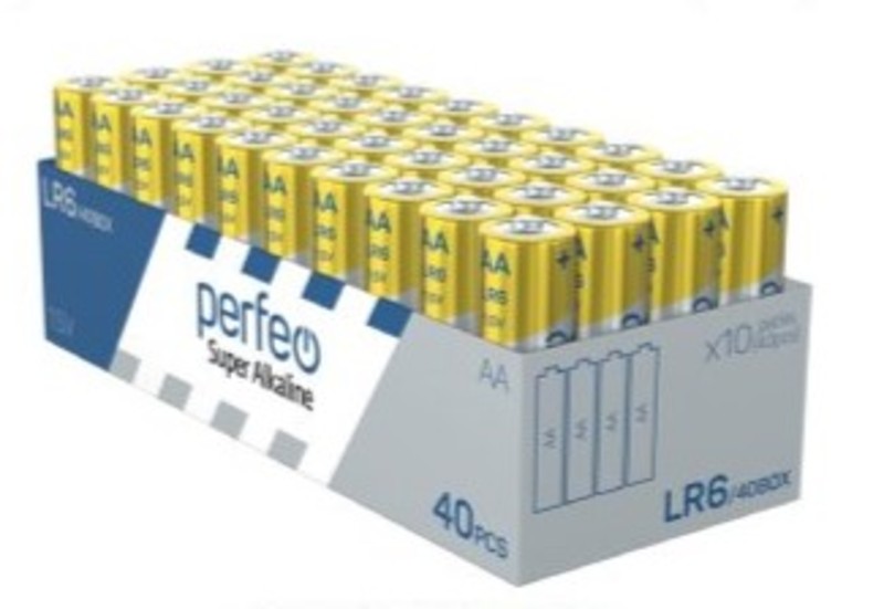 Батарейка Perfeo LR6/40BOX Super Alkaline (40/480) Батарейка Perfeo LR6/40BOX Super Alkaline (40/480)