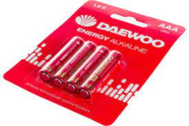 Батарейка DAEWOO LR03/4BL Energy Alkaline (4) (40)