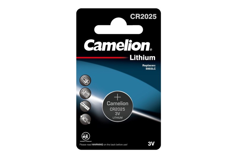 Батарейка Camelion CR2025/1BL  Lithium (10)