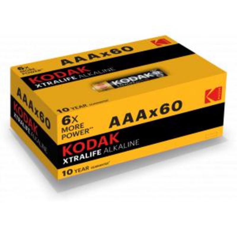 Батарейка KODAK LR03/4SH 60BOX XTRALIFE Alkaline (60)