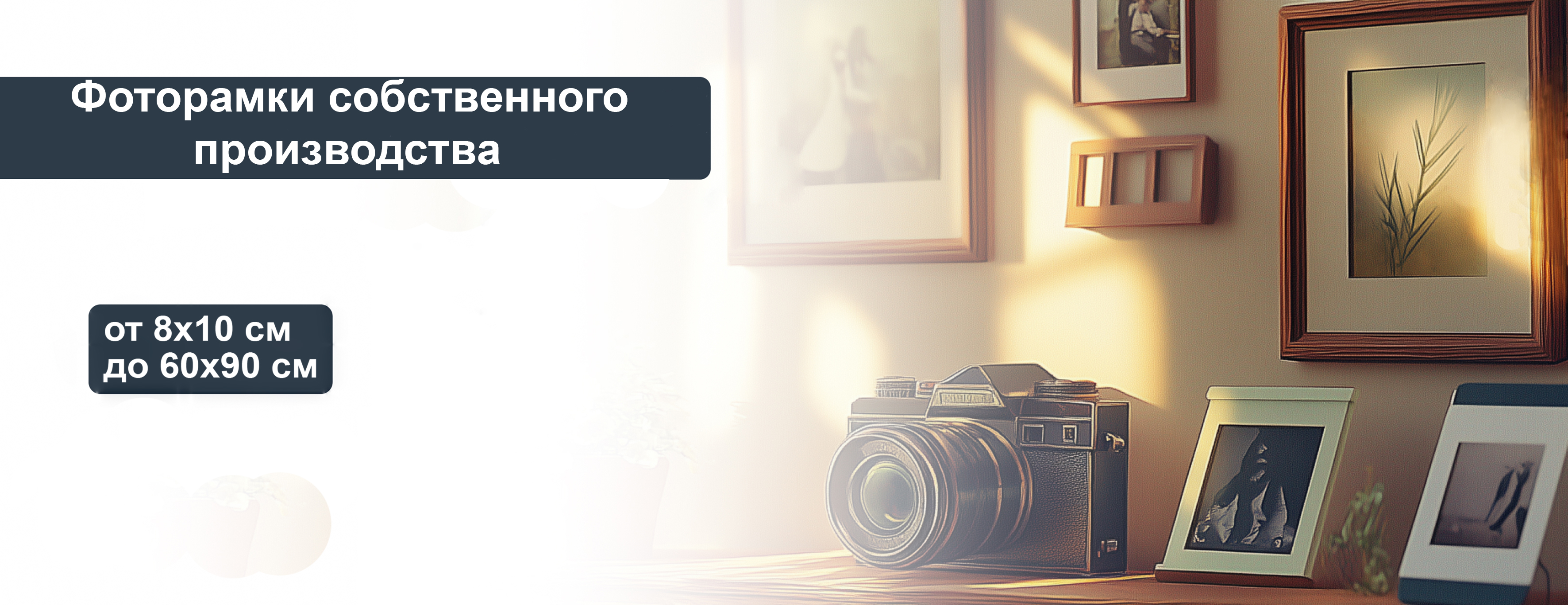 Фоторамки собственного производства
