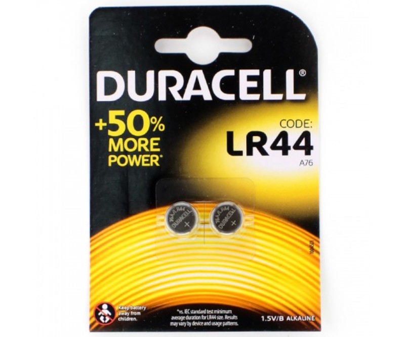Батарейка DURACELL LR44-2BL (20) Батарейка DURACELL LR44-2BL (20)