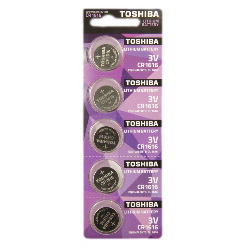 Батарейка Toshiba CR1616/5BL (100) Батарейка Toshiba CR1616/5BL (100)