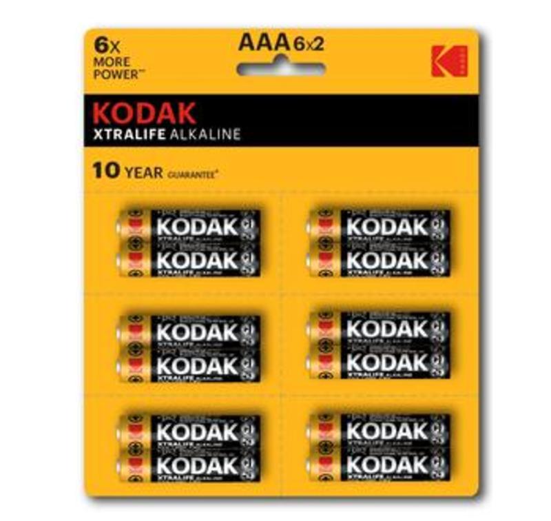 Батарейка KODAK LR03/12BL XTRALIFE Alkaline Отрывной (144)