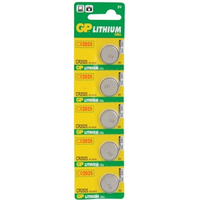 Бат. GP CR-2025 BL-5 (100)