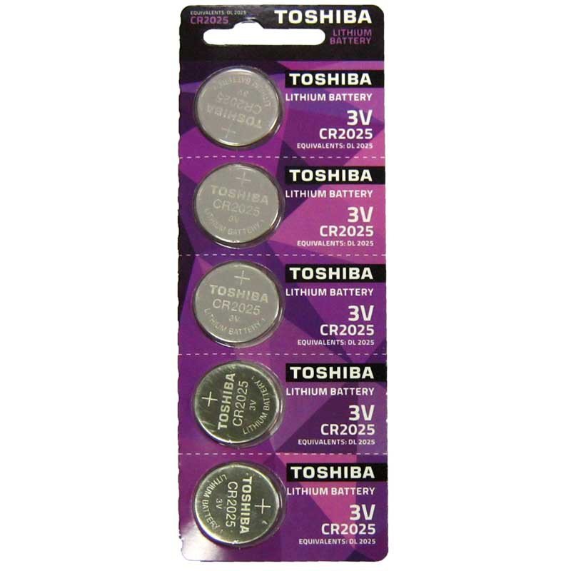 Батарейка Toshiba CR2025/5BL 100BOX (5) (100)