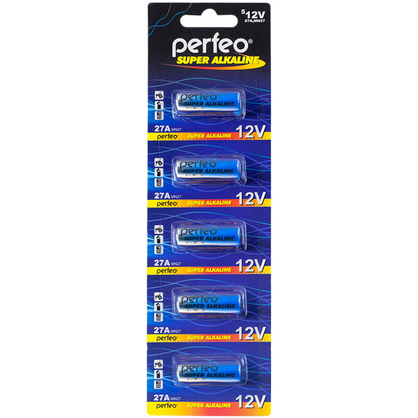 Батарейка Perfeo 27AE/5BL (5/70) Батарейка Perfeo 27AE/5BL (5/70)