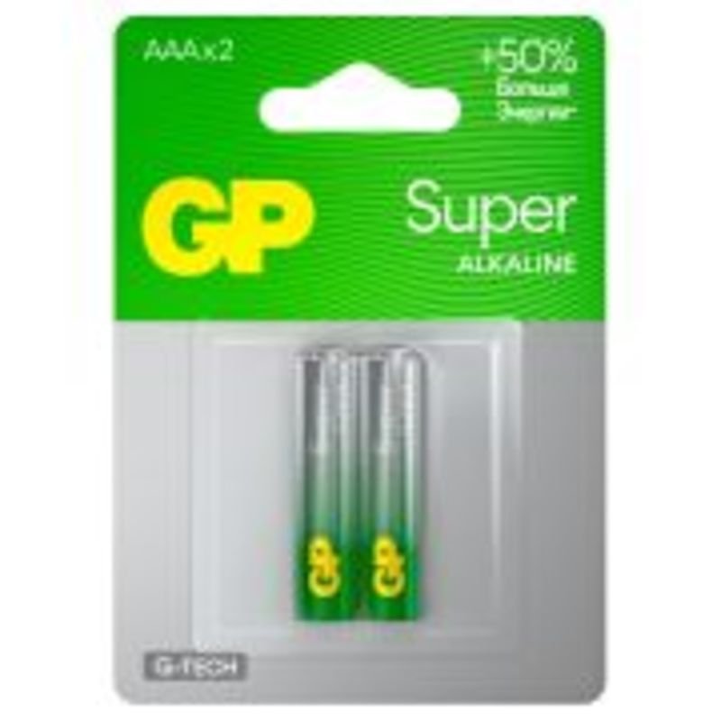 Батарейка GP LR 03 2BL Super G-TECH Батарейка GP LR 03 2BL Super G-TECH