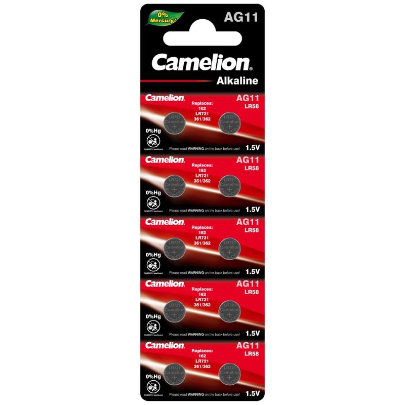 Батарейка Camelion AG11/10BL LR721 (10) (100) Батарейка Camelion AG11/10BL LR721 (10) (100)