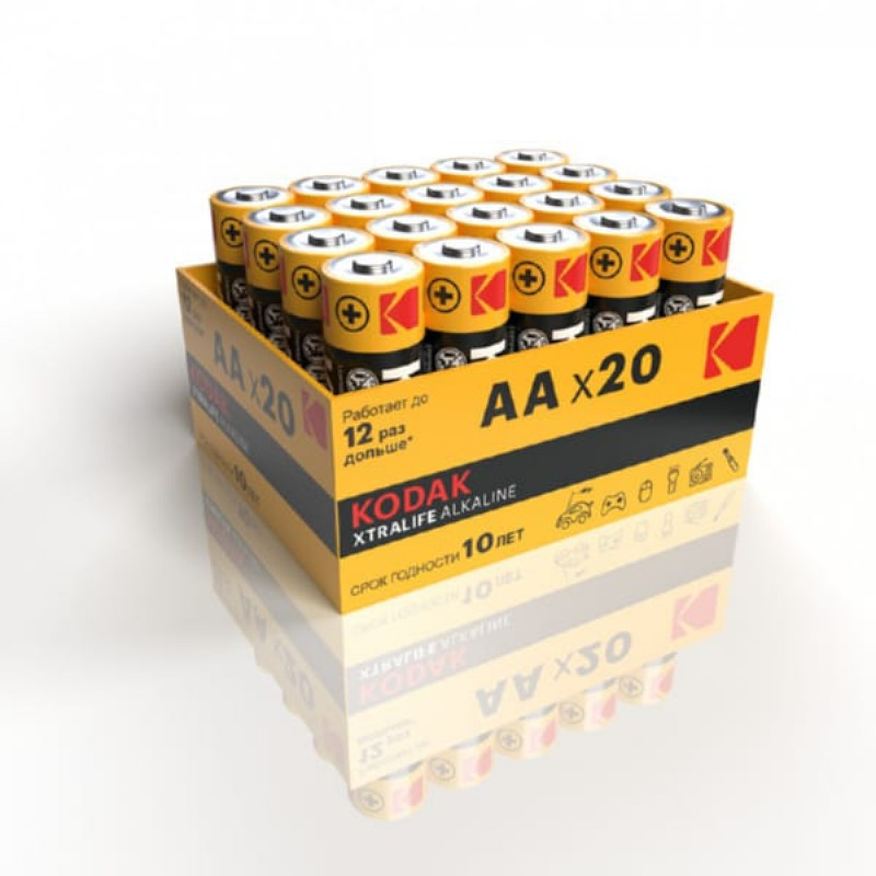 Батарейка KODAK LR06/20BOX XTRALIFE Alkaline (20)
