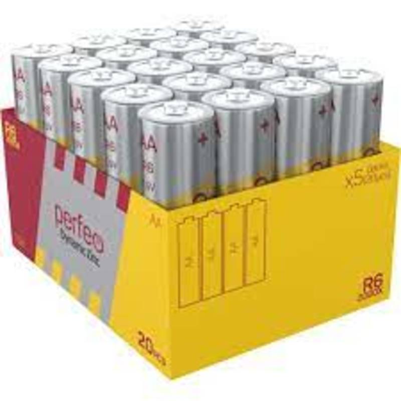 Батарейка Perfeo R06 20BOX Dynamic Zinc (20) Батарейка Perfeo R06 20BOX Dynamic Zinc (20)
