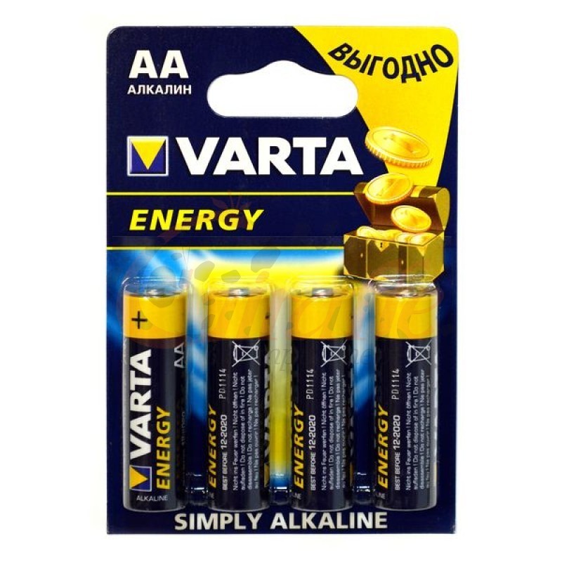 Батарейка VARTA LR06/4BL ENERGY 4106 (80)(400) Батарейка VARTA LR06/4BL ENERGY 4106 (80)(400)