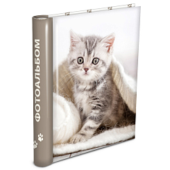 Фотоальбом 30 "магнитных"листов 23X28см, пер-т внутр.спираль 64476