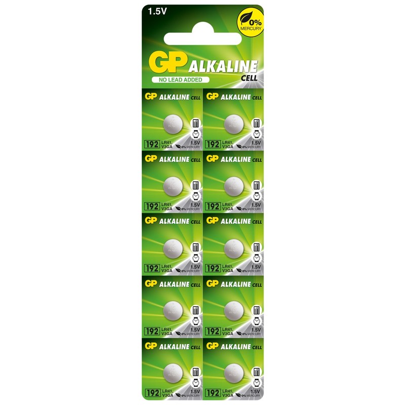 Батарейка GP AG3 192F 10BL (10) (250) Батарейка GP AG3 192F 10BL (10) (250)