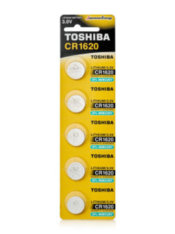 Батарейка Toshiba CR1620/5BL (100) Батарейка Toshiba CR1620/5BL (100)