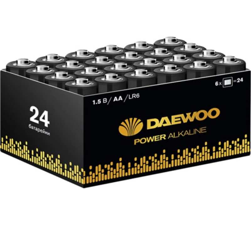 Батарейка DAEWOO LR06/24BOX Power Alkaline (24) Батарейка DAEWOO LR06/24BOX Power Alkaline (24)