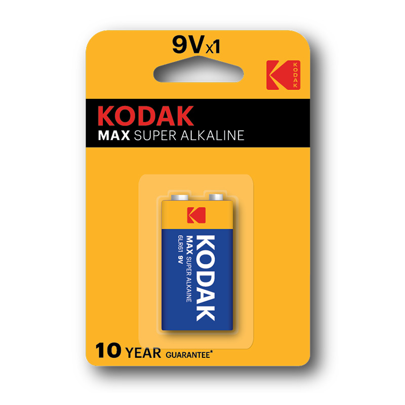 Батарейка KODAK 6LR61/1BL MAX Super Alkaline (10) Батарейка KODAK 6LR61/1BL MAX Super Alkaline (10)