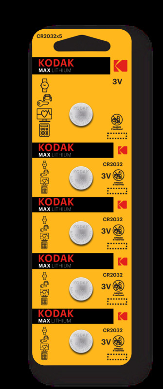 Батарейка KODAK CR2032/5BL MAX Lithium (60) Батарейка KODAK CR2032/5BL MAX Lithium (60)