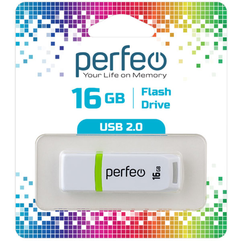 Perfeo USB 16GB C11 White
