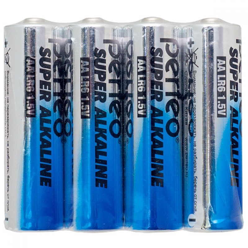 Батарейка Perfeo LR06 4SH  Super Alkaline (60) (720)