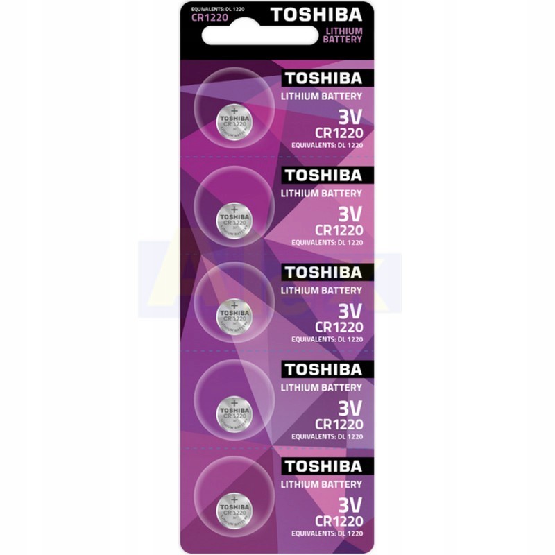 Батарейка Toshiba CR1220/5BL (100) Батарейка Toshiba CR1220/5BL (100)