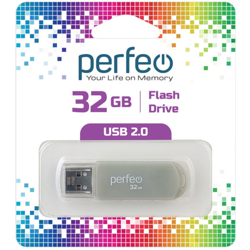 Perfeo USB 32GB C03 Gray