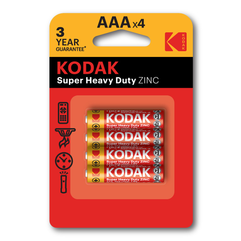 Батарейка KODAK R03/4BL Super Heavy Duty (48)