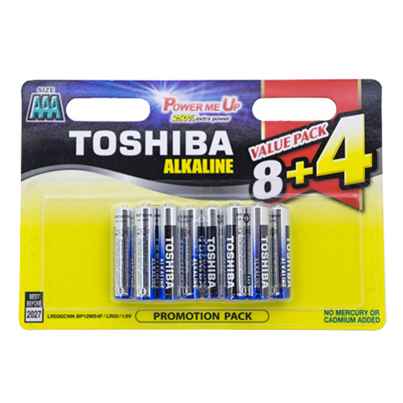 Батарейка Toshiba LR03/12BL (12)