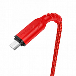 Кабель HOCO X59 USB Micro/ 1m/ 2.4A/ Нейлон/ Red