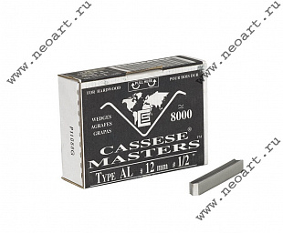 AL15HW V-скобы MASTERS AL 15 мм (8000 скоб/упак) для твердого дерева