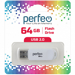 Perfeo USB 64GB C03 White
