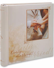 Фотоальбом  20 магн.листов 23х28, спираль "only married" Свадебный авто FA 20М.004-3