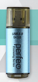 Perfeo USB 64GB E04 Blue economy series
