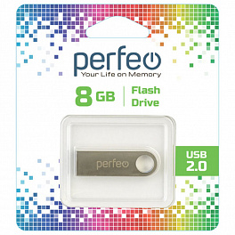 Perfeo USB  8GB M07 Metal Series