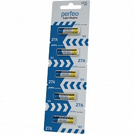 Батарейка Perfeo 27AE/5BL Super Alkaline (5) (70)