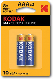 Батарейка KODAK LR03/2BL MAX Super Alkaline (20)