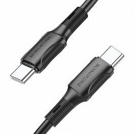 Кабель BOROFONE BX80 USB Type-C/ 1m/ 2.4A/ Black