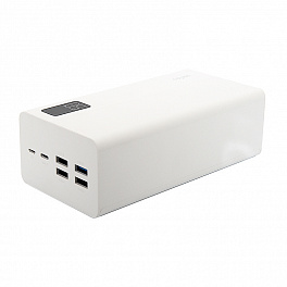 Аккумулятор Perfeo Powerbank MOUNTAINS 50000 mAh/PD + QC 3.0/Type-C/4 USB/Выход: 3A, max 22.5W/White