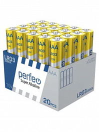 Батарейка Perfeo LR03/20BOX Super Alkaline (20)