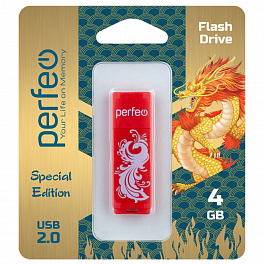 Perfeo USB 4GB C04 Red Phoenix