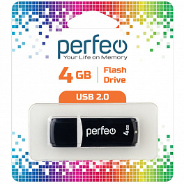 Perfeo USB  4GB C02 Black