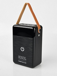 Аккумулятор Perfeo Powerbank PRODIGE 80000 mAh/LED/PD+QC 3.0/Type-C/Lightning/3 USB/Black