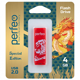 Perfeo USB  4GB C04 Red Lion