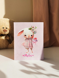 Фотоальбом на 100 фото 10х15 см с кармашками "Mice and Bunny"