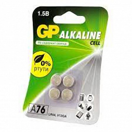 Батарейка GP AG13 LR44/4BL A76 (40)
