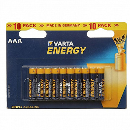 Батарейка VARTA LR03/10BL ENERGY 4103 (10) (200)