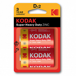 Батарейка KODAK R20/2BL Super Heavy Duty (24)