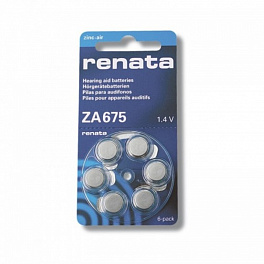 Батарейка Renata ZA675/6BL (6)
